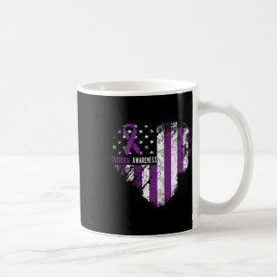 Suchtprävention Lila Band Drogenabhängigkeit Kaffeetasse