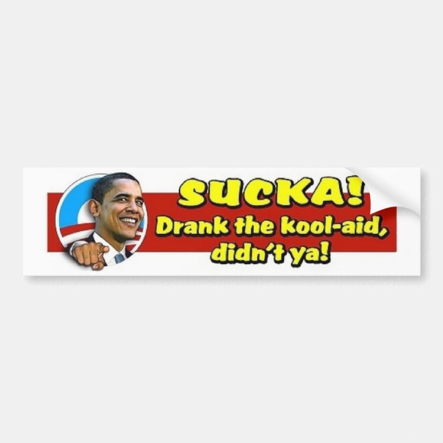 Sucka!  Trank die Koolhilfe, tat nicht ya! Autoaufkleber (Vorne)