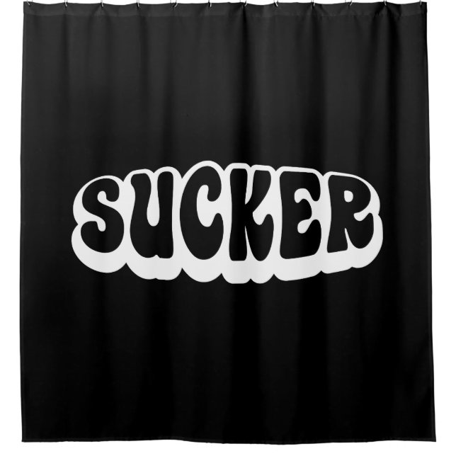 SUCKER DUSCHVORHANG (Vorderseite)