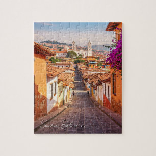 Sucre Bolivia Travel Watercolor
