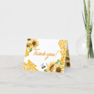 Sucré Comme Peut Être Baby shower Carte de remerci