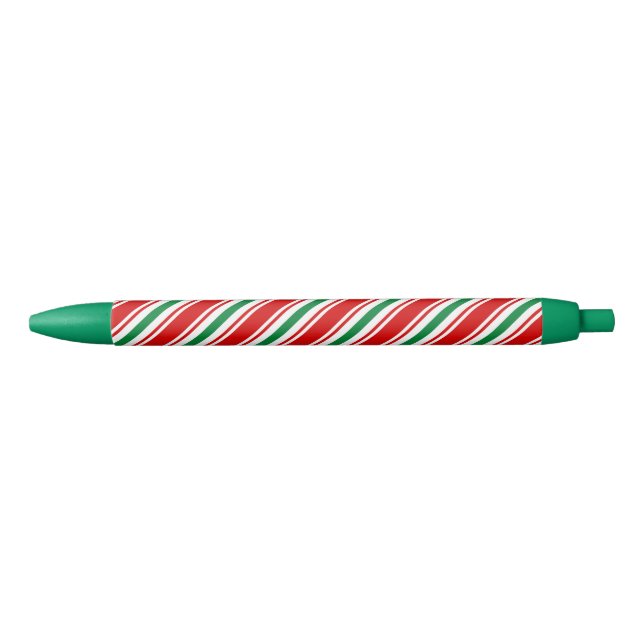 sucre de canne de menthe poivrée rayé stylo de noë (Devant)