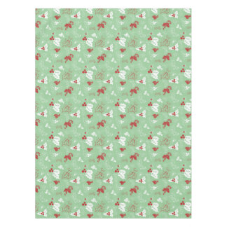 Sucre de canne Holly | Nappe de Noël Rouge Vert