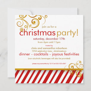 Sucre de canne Noël Fête Invitation