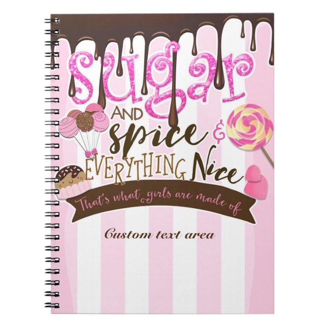 SUCRE ÉPICE & TOUT LE BEAU Carnet Journal (Devant)