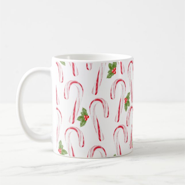 Sucres de canne et Mug de café Holly (Gauche)