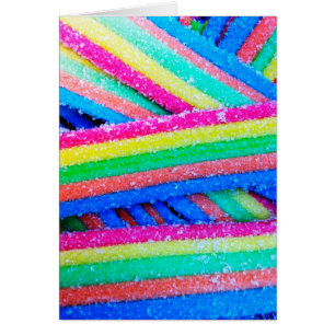Sucres de sucre colorés brillants Arc-en-ciel Stri