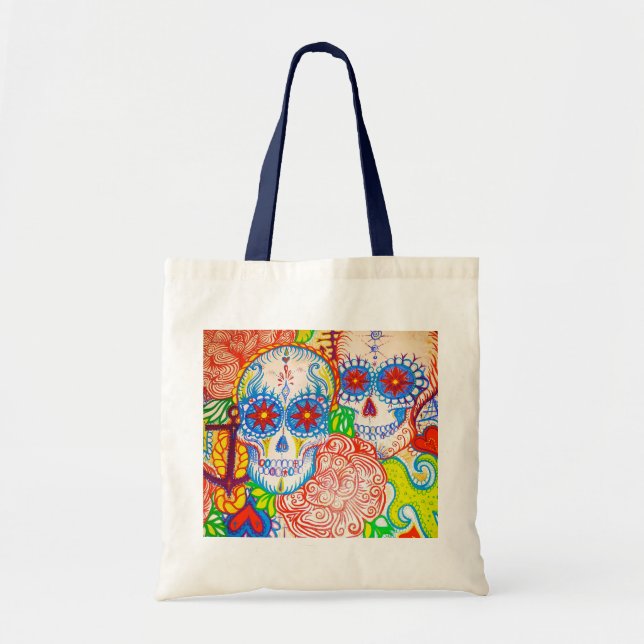 sucrez le style de tatouage de sac fourre-tout à (Devant)