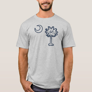 Süd-Carolina-Flagge Palmbaum Fahrrad T-Shirt