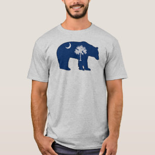 Süd-Carolina-Flaggenbär T-Shirt