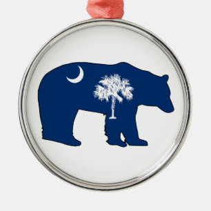 Süd-Carolina-Flaggenträger Ornament Aus Metall