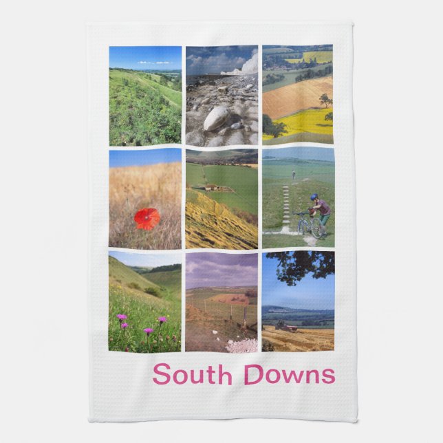 Süd-Downs Geschirrtuch (Vertikal)