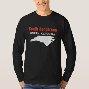 Süd Henderson North Carolina USA Bundesstaat Ameri T-Shirt