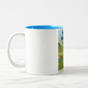 Süd-Mähren Tschechische Republik Reiseplakat Zweifarbige Tasse