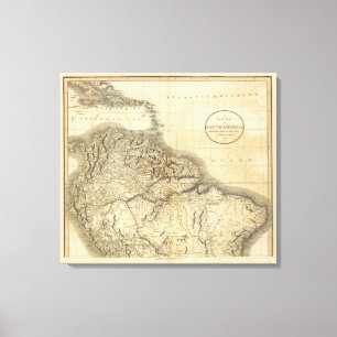 Süd-Nord Leinwanddruck