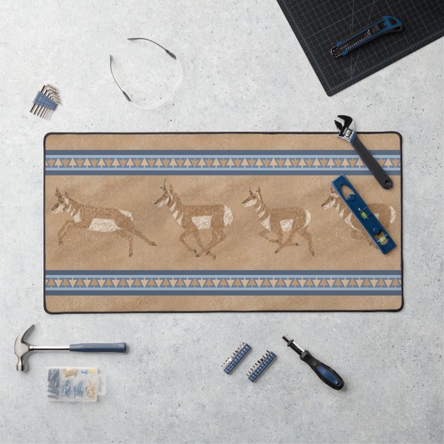 Sud-ouest Pronghorn Antelope Herd Bordure bleue (Poste de travail)