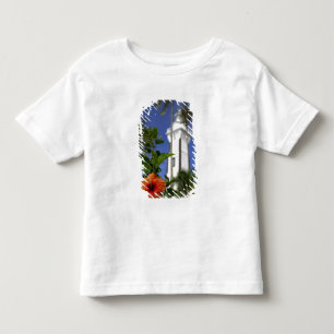 Süd-Pazifik, Französisch-Polynesien, Tahiti. Hibis Kleinkind T-shirt