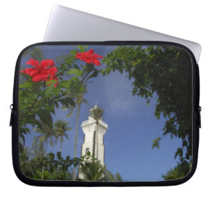 Süd-Pazifik, Französisch-Polynesien, Tahiti. Hibis Laptopschutzhülle