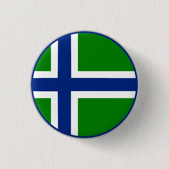 Süd-Uist-Flagge Button (Vorderseite)