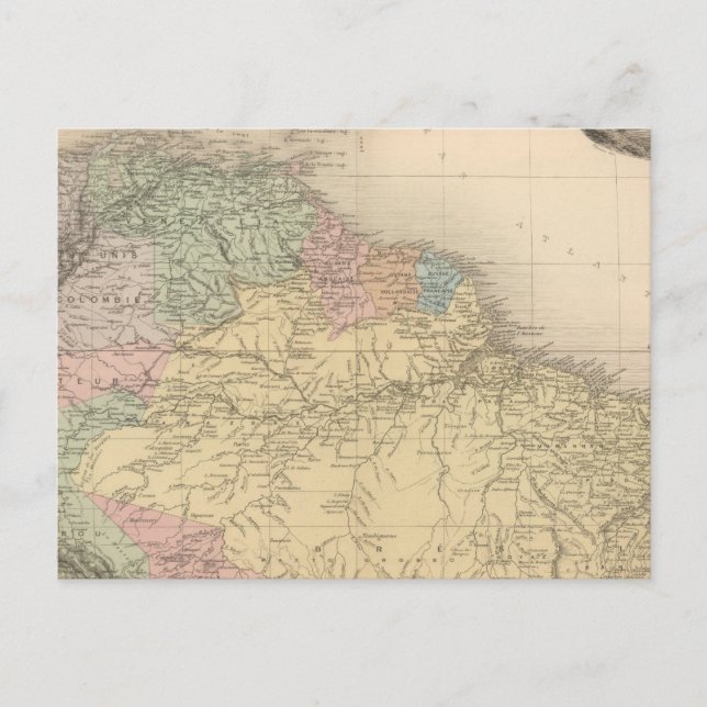 Süd- und Nordamerika Postkarte (Vorderseite)