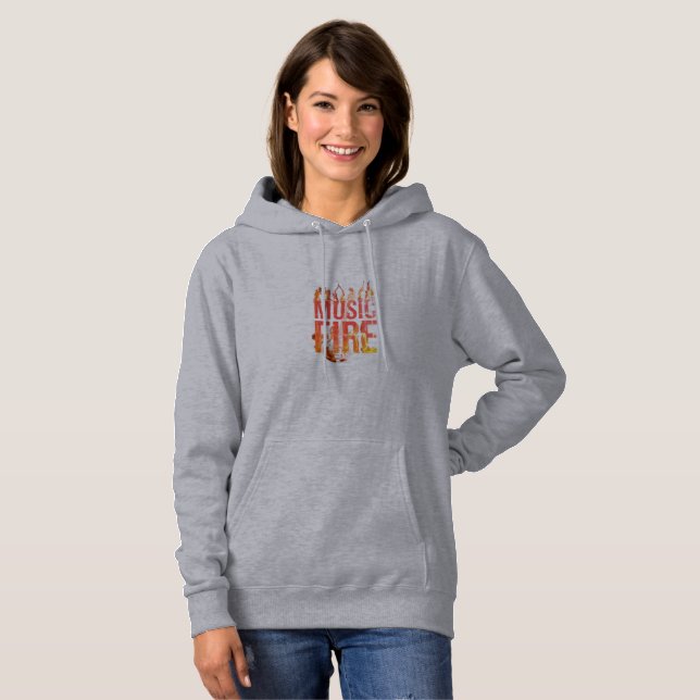 Sudadera básica con capucha para mujer hoodie (Vorne ganz)