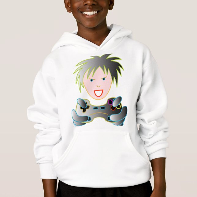 Sudadera Chico Jugando Videojuegos (Devant)