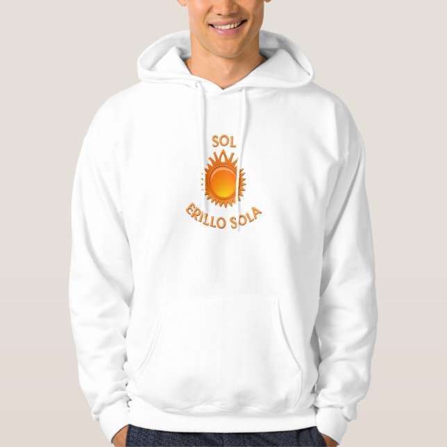 Sudadera con Capucha Básica con Logo Sol Brillo So Hoodie (Vorderseite)