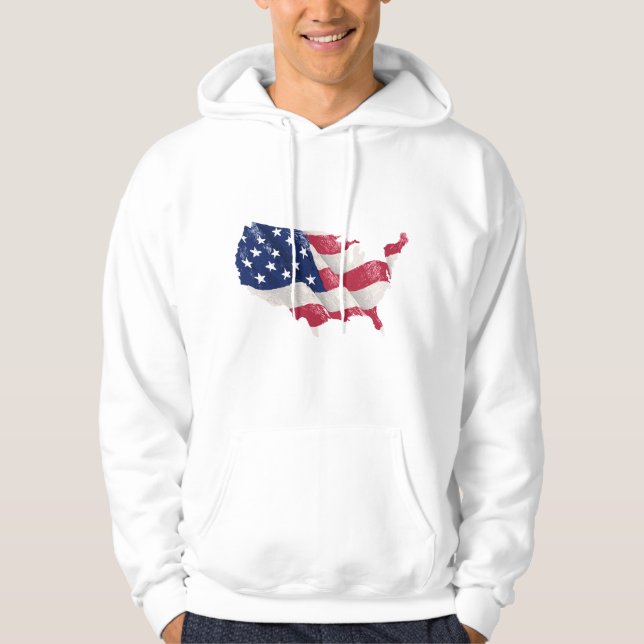 Sudadera con capucha de EEUU Hoodie (Vorderseite)