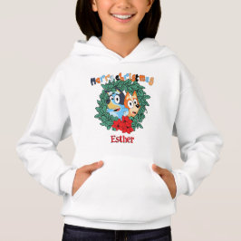 Sudadera con capucha para niña Navideña Hoodie