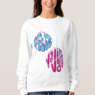 Sudadera con esferas de "Feliz Navidad" Sweatshirt