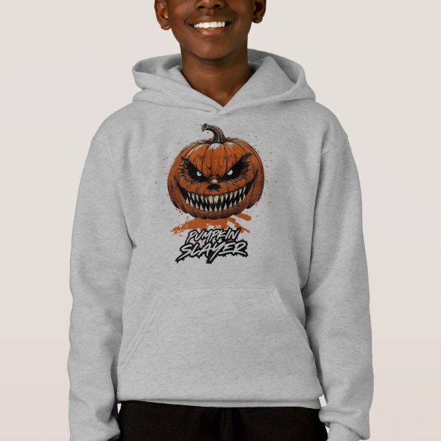 Sudadera de Halloween para Niño Pumpkin Slayer Hoodie (Vorderseite)