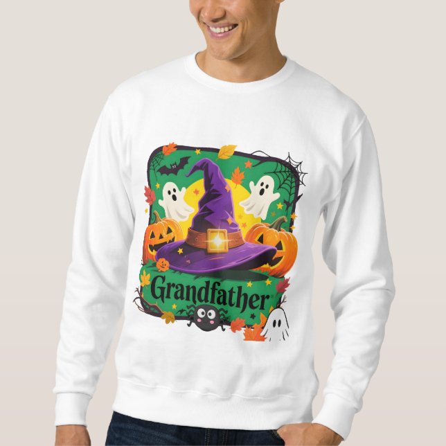 Sudadera Estilo Halloween para Abuelo Sweatshirt (Vorderseite)