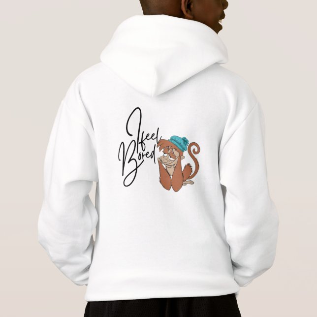 sudadera me siento aburrido hoodie (Rückseite)