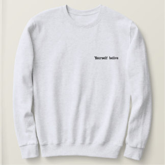 Sudadera para el frío motivación frase besticktes sweatshirt