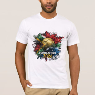 Südafrika 2026 Fußball-Fan-T-Shirt T-Shirt