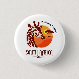 Südafrika 2026 Internationaler Konventions-Pin Button
