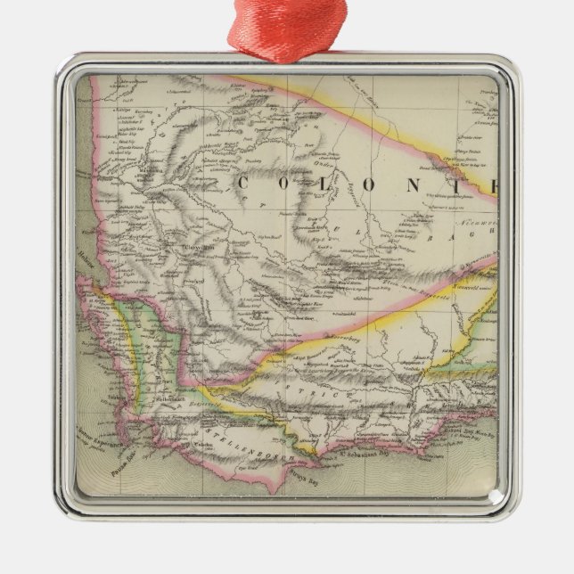 Südafrika 53 silbernes ornament (Vorne)