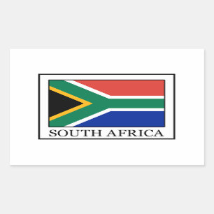 Südafrika-Aufkleber Rechteckiger Aufkleber