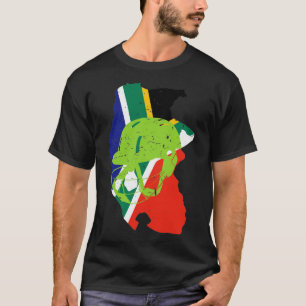 Südafrika Cricket Player Batsman Helm Design T-Shirt