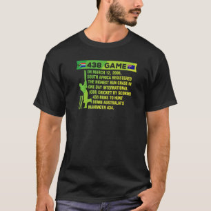 Südafrika Cricket Protea 438 Game Nostalgia Bra T-Shirt