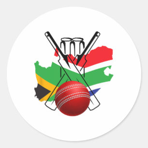 Südafrika Cricket T20 New York Runder Aufkleber
