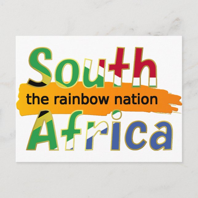 Südafrika - die Rainbow-Nation Postkarte (Vorderseite)