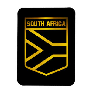 Südafrika-Emblem Magnet