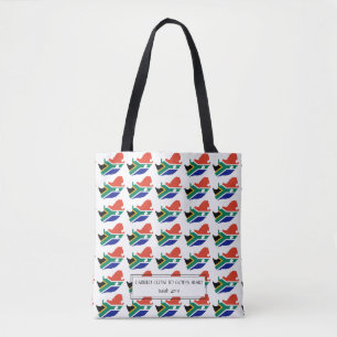 SÜDAFRIKA FLAG-Schrift Isaiah Christlich Tasche
