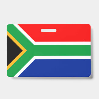 Südafrika-Flagge Ausweis