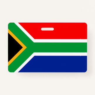 Südafrika-Flagge Ausweis