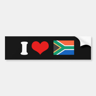 Südafrika-Flagge Autoaufkleber
