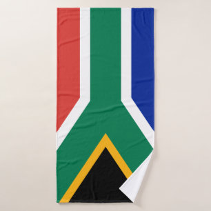 Südafrika-Flagge Badehandtuch