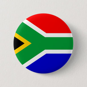 Südafrika-Flagge Button