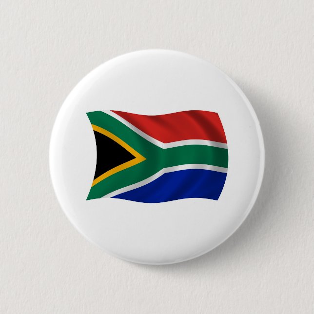Südafrika-Flagge-Button Button (Vorderseite)